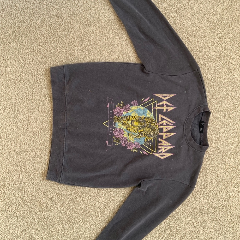 Vinyl Icons Gray Sweatshirt